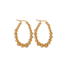 Beaded Hoop Earring