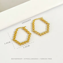 Beaded Hoop Earring