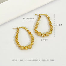 Beaded Hoop Earring