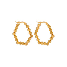 Beaded Hoop Earring