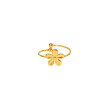 Flower Adjustable Ring Rings