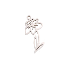 Flower Month Charm Charms & Pendants