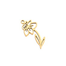 Flower Month Charm Charms & Pendants