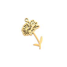 Flower Month Charm Charms & Pendants