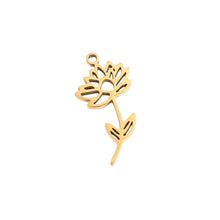 Flower Month Charm Charms & Pendants