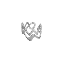 Hollow Line Adjustable Ring Rings