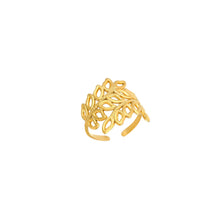 Leaf Adjustable Ring Rings