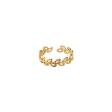 Leaf Adjustable Ring Rings