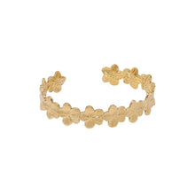 Mini Flower Open Bangle Bracelets