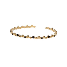 Minimal Dot Open Bangle Bracelets