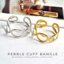 Pebble Cuff Bangle Bracelets