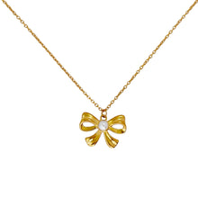 Ribbon Pendant Necklace Necklace