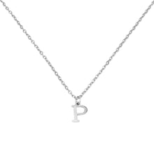 Alphabet Necklace Silver Necklaces