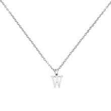 Alphabet Necklace Silver Necklaces