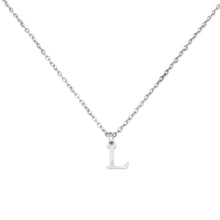 Alphabet Necklace Silver Necklaces