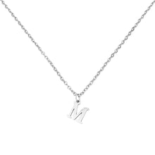 Alphabet Necklace Silver Necklaces