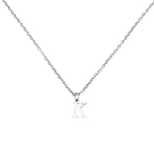 Alphabet Necklace Silver Necklaces