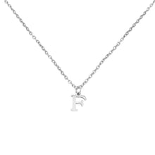 Alphabet Necklace Silver Necklaces