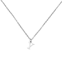 Alphabet Necklace Silver Necklaces
