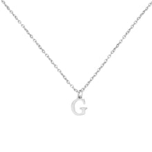 Alphabet Necklace Silver Necklaces