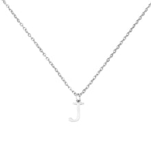 Alphabet Necklace Silver Necklaces
