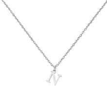 Alphabet Necklace Silver Necklaces