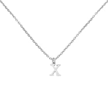 Alphabet Necklace Silver Necklaces