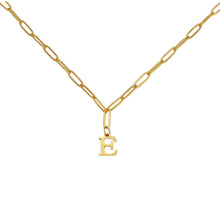 Alphabet Paperclip Necklace Gold Necklaces
