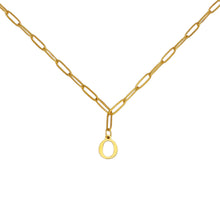 Alphabet Paperclip Necklace Gold Necklaces