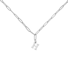 Alphabet Paperclip Necklace Silver Necklaces