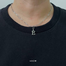 Alphabet Paperclip Necklace Silver Necklaces