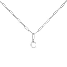 Alphabet Paperclip Necklace Silver Necklaces