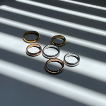 Basic Thick SS Ring (rose gold) - Aisha Wong Accessories