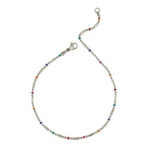 Colorful Minimal Bead Chain Anklet Anklets