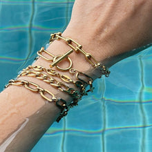 Flat Oval Chain Bracelet Bracelets