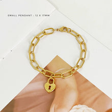 Love Oval Link Bracelet Gold Bracelets