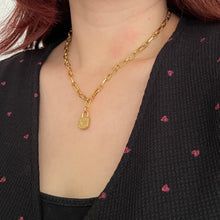 Love Padlock Pendant Necklace Necklaces
