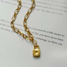 Love Padlock Pendant Necklace Necklaces