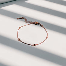 Minimal Bead Bracelet - Rose Gold