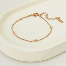 Minimal Bead Bracelet - Rose Gold Bracelets