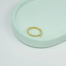 Minimal Zirconia Band Ring Gold Rings