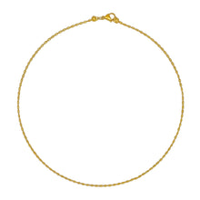 Rice Bead Oval Chain Necklace Necklaces