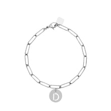 Silver Initial Bracelet (A-Z)