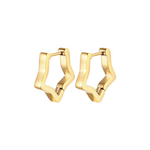 Star Hoop Earring Earrings