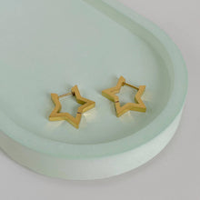 Star Hoop Earring Earrings