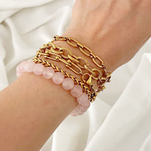 U Chain Hardware Bracelet - Gold Bracelets