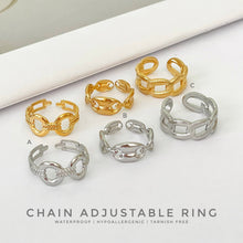 Chain Adjustable Ring Rings