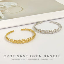 Croissant Open Bangle Bracelet