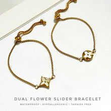 Dual Color Bloom Slider Bracelet Bracelet