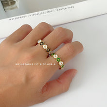 Flower Adjustable Ring Rings